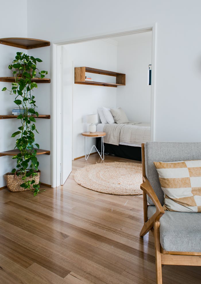 Stylish apartment in minimalistic style